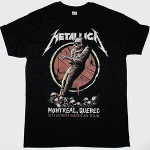 Metallica Montreal 72 Seasons Concert Black T Shirt